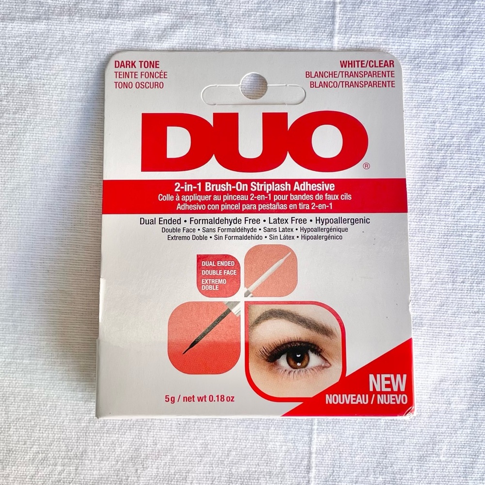 DUO | Dark Tone 2 in 1 Brush On Strip Lash Adhesive